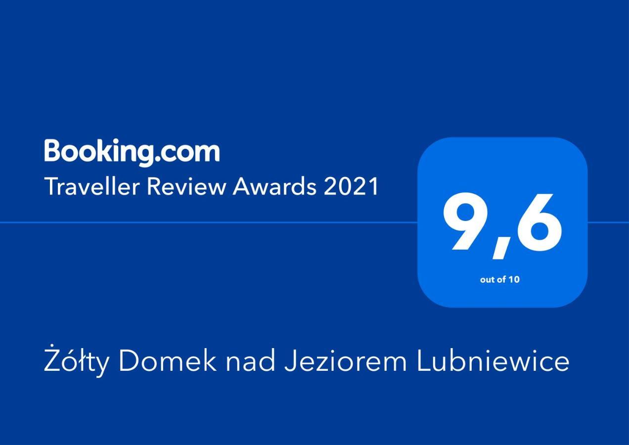 Zolty Domek Nad Jeziorem Lubniewice Eksteriør bilde