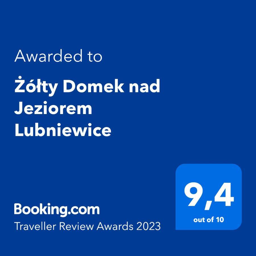 Zolty Domek Nad Jeziorem Lubniewice Eksteriør bilde